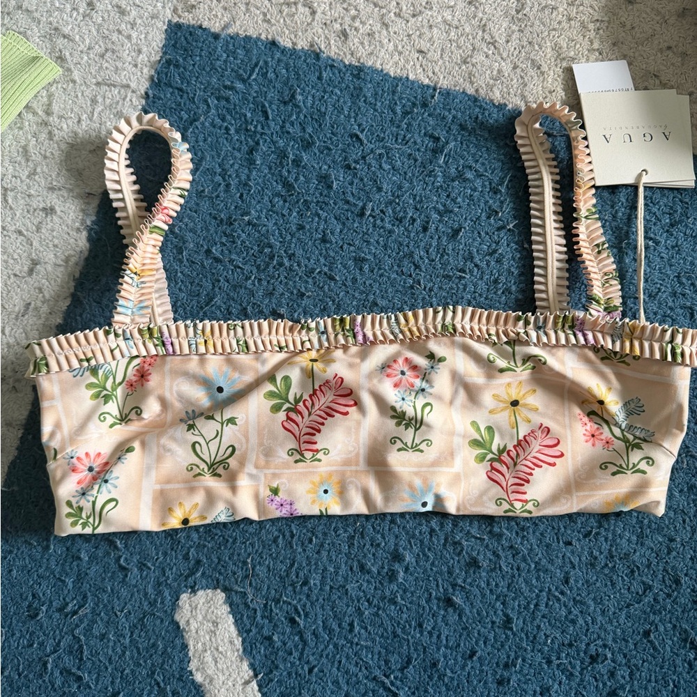 Multicolor Floral Neutral Slip Dress - Medium